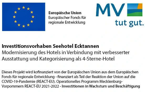 Investitionsvorhaben Seehotel Ecktannen (EU Fonds für regionale Entwicklung)